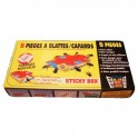 5 PIEGES A CAFARDS / BLATTES STICKY BOX