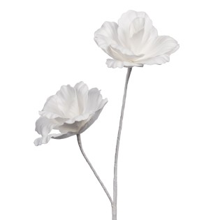 FLEUR DIANA BLANC H80