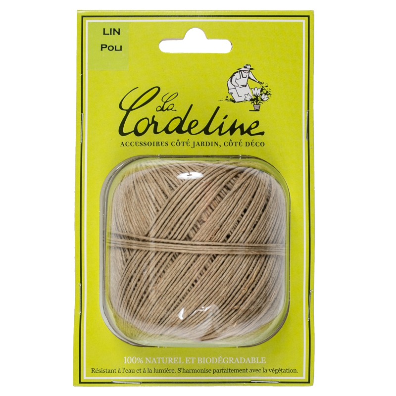 Pelote 100g lin poli ø1,2mm ±100m 2.0/2 s/petite coque