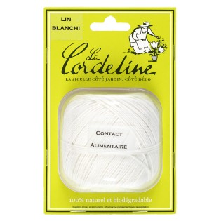 Pelote lin blanchi ø1mm