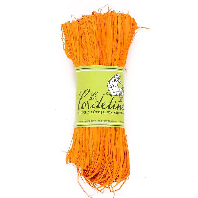 Floche 50g raphia longueur fibre ±95cm s/floche