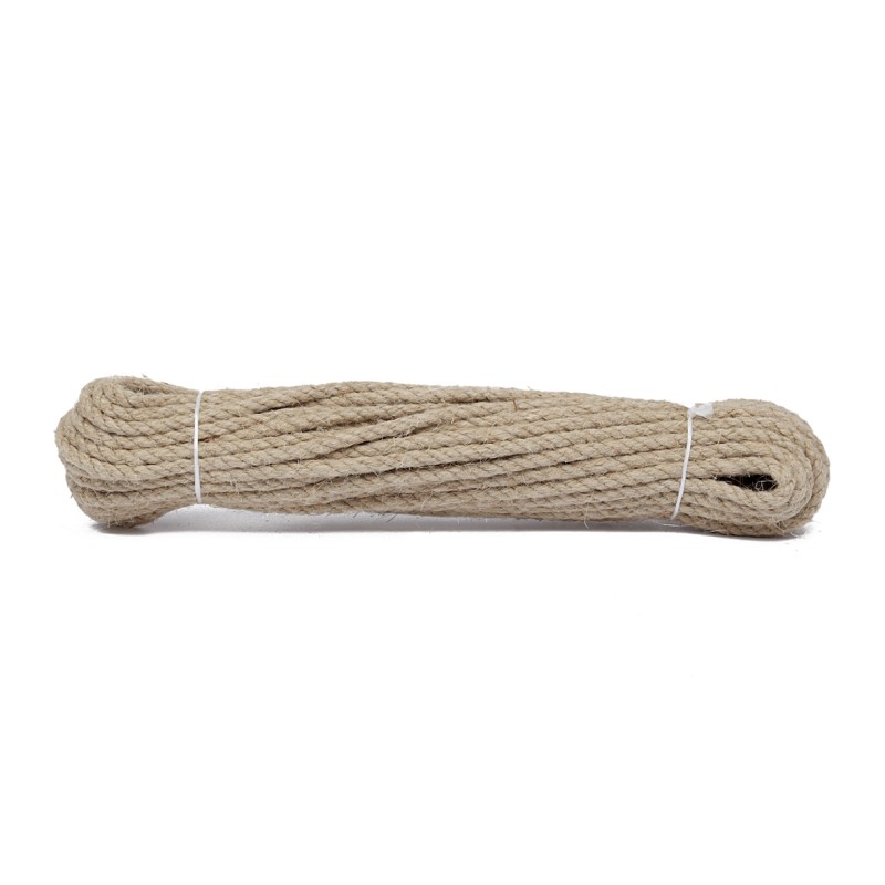 Prolonge chanvre ø6mm ±20m vrac+collier