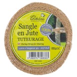 Bande de jute tuteurage - 800 gr/m²- 3,2 cm x 5 m