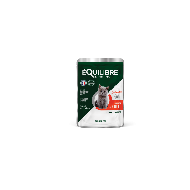 CROISSANCE CHATON POULET 12X85G
