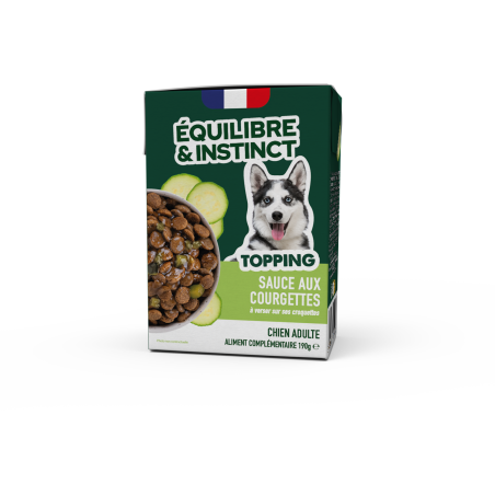 BRIQUE CHIEN COURGETTES 190G