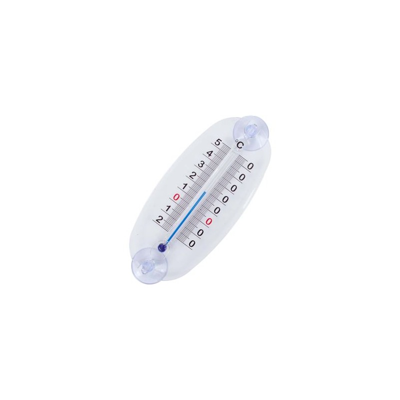 THERMOMETRE FENETRE TRANSPARENT A VENTOUSE