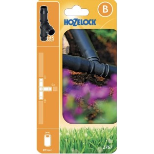 Raccords de dérivation en T pour tuyau Ø13/16mm