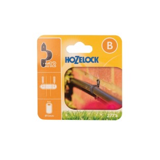 12 Attaches murales pour tuyau Ø13/16mm