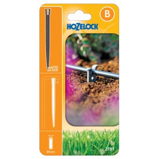 12 pics de fixation pour tuyau Ø4mm