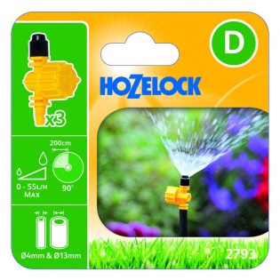 3 Asperseurs Vari-Jets™ réglables