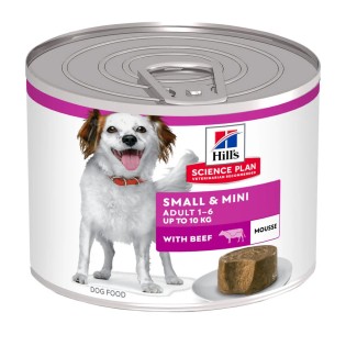 Chien Adult Small&Mini Mousse Bœuf 200g