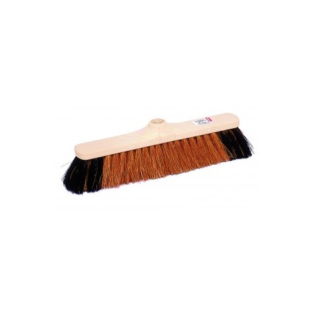 BALAI "PERF" 38CM COCO NATUREL MOUSTACHE NOIRE DE RENFORT