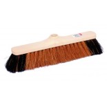 BALAI "PERF" 38CM COCO NATUREL MOUSTACHE NOIRE DE RENFORT