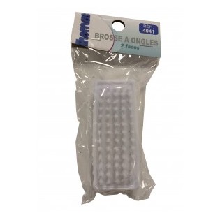 BROSSE ONGLES 2 FACES BLISTER