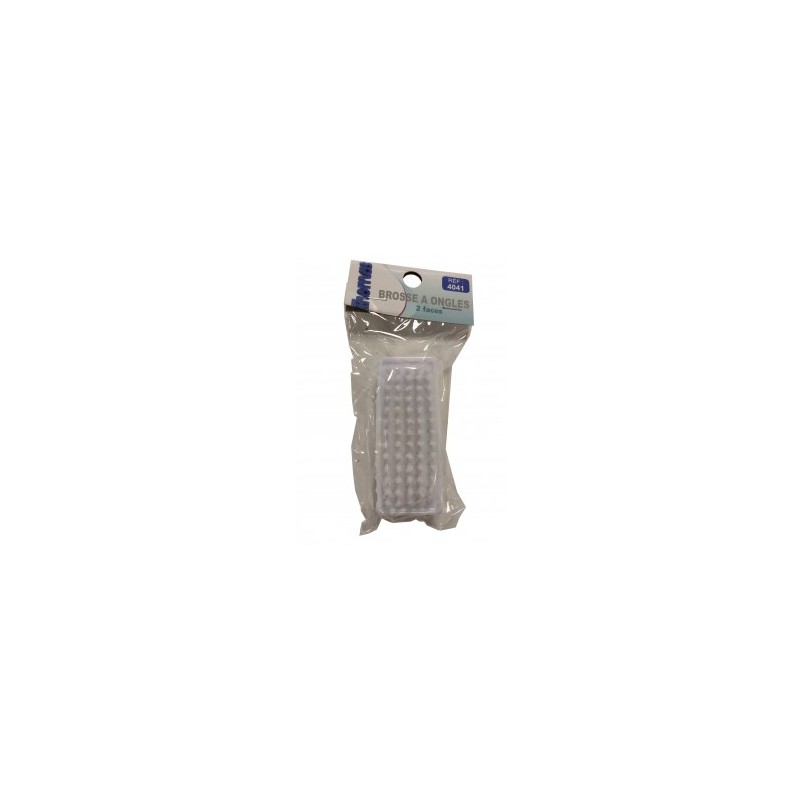 BROSSE ONGLES 2 FACES BLISTER