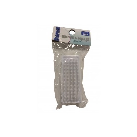 BROSSE ONGLES 2 FACES BLISTER