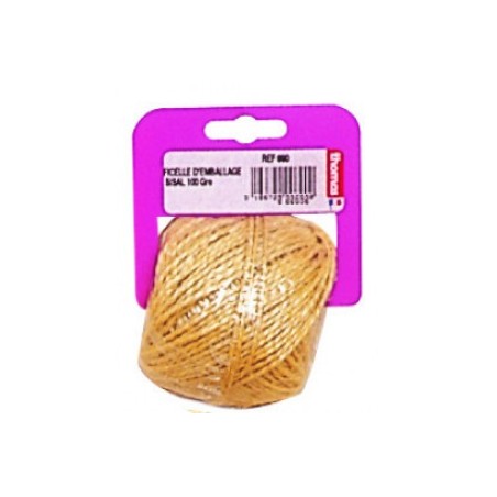 FICELLE SISAL EMBALLAGE 100GRS PRESENTATION CAVALIER