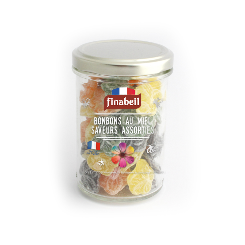 BONBONS forme fleurs assortiment  130g