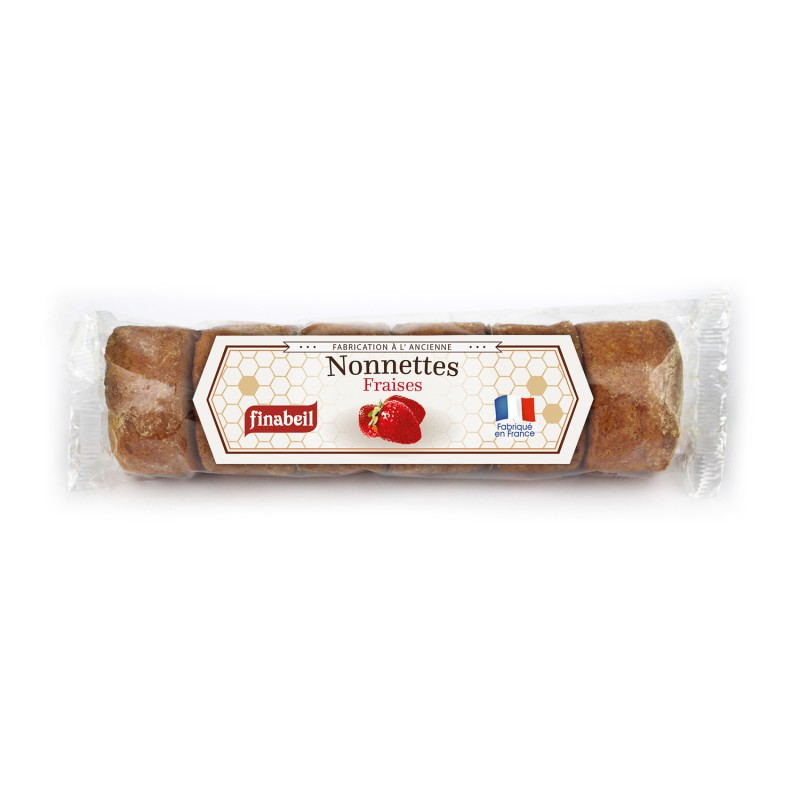 Nonnettes fourrées fraise x 6