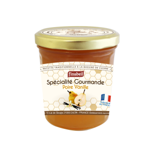 CONFITURE poire vanille 375g