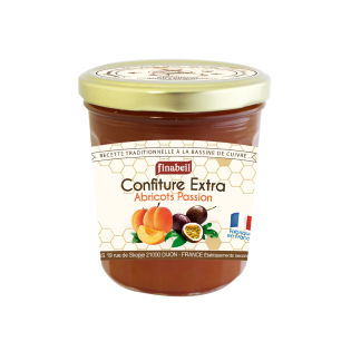 CONFITURE abricot/passion au miel 375g
