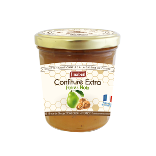 CONFITURE poires/noix 375g