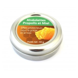 Alvéolettes à la propolis - boîte métal 50g