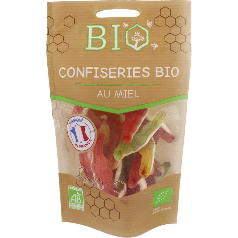 Bonbons crocodiles bio 120g