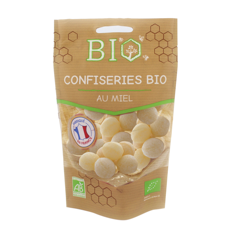 BONBONS BOULE FOURREE MIEL bio 120g