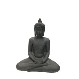 BOUDDHA ASSIS EN FIBRE D ARGILE