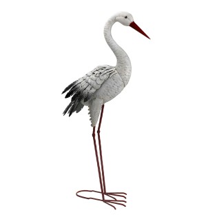 CIGOGNE EN METAL 88CM