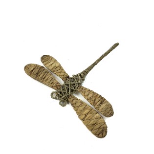 LIBELLULE EN JACINTHE D'EAU 50CM