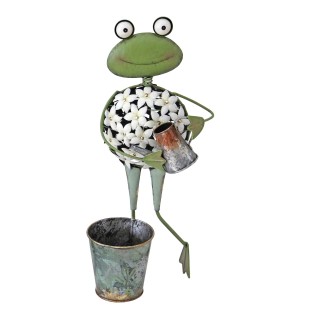 GRENOUILLES EN METAL H50CM