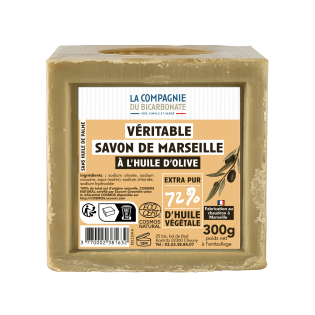 Savon de Marseille SANS HUILE DE PALME - 300 g