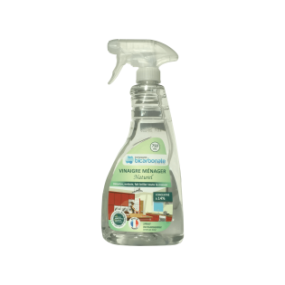 Vinaigre ménager concentré 14 ° neutre en spray rechargeable - 750 ml