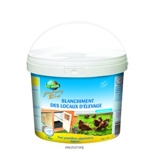 Blanchiment des locaux d'élevage 1L