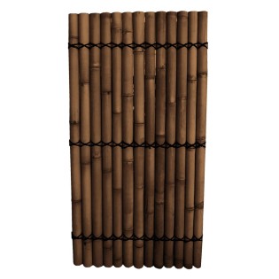 PANNEAU DEMI BAMBOU NOIR NATUREL VERTICAL - L90 H180CM