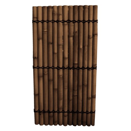 PANNEAU DEMI BAMBOU NOIR NATUREL VERTICAL - L90 H180CM