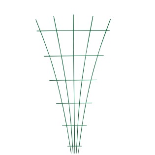 TREILLAGE FIL METAL "DECO" EVENTAIL L0,75XH1,5M GRIS