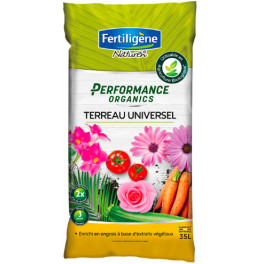 Fertiligène performance organics terreau universel