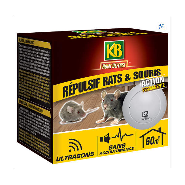 KB Home Defense ® Répulsif rats et souris ultrasons - Jardinerie Marius  Ferrat