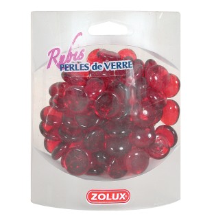 PERLES DE VERRE RUBIS 390G