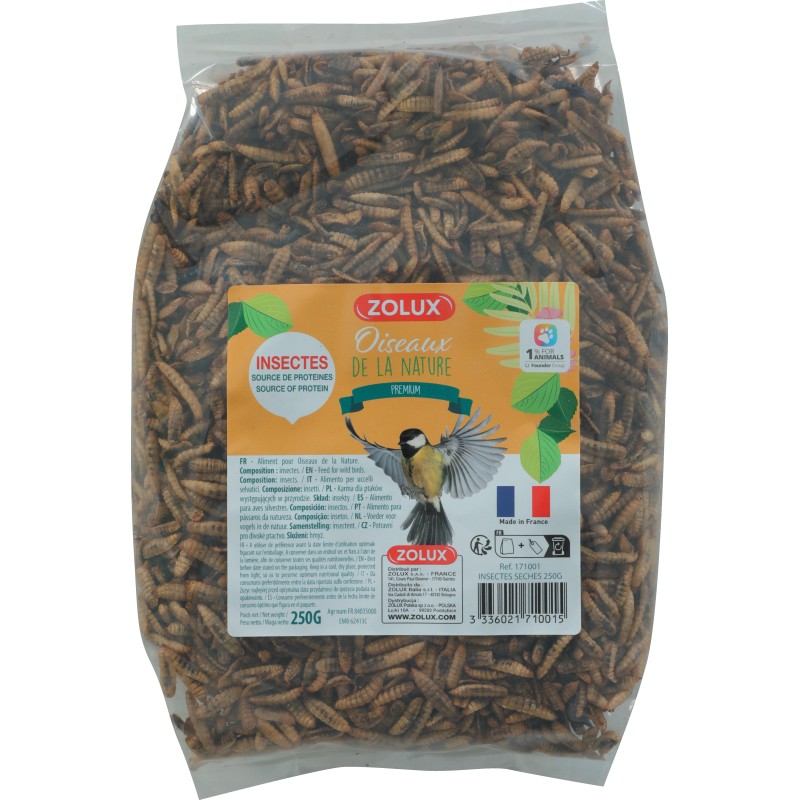 INSECTES SECHES 250G