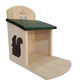 MANGEOIRE BOIS ECUREUIL VERT