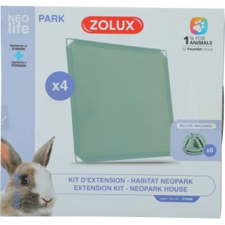 4 PLAQUES EXTIEUR HABITAT LAPIN NLIFE