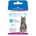 Traitement antiparasitaire Francodex Ectocycle pipette de 0.6ml contre les puces pour chats de 1 à 6kg