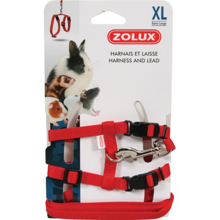 KIT HARNAIS PETIT MAMMIFERE ROUGE