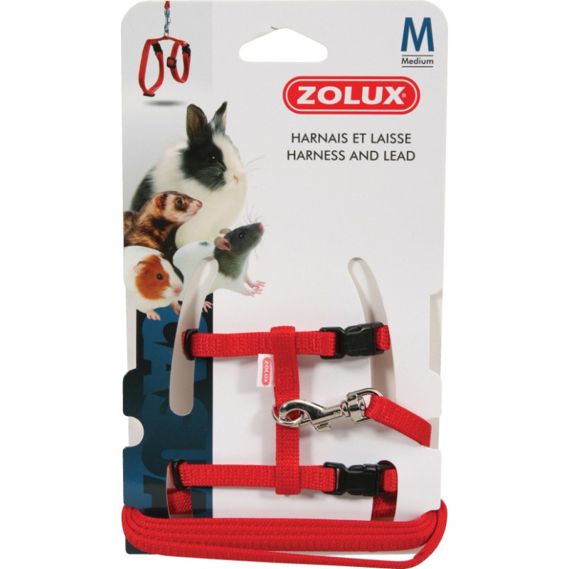 KIT HARNAIS PETIT MAMMIFERE ROUGE