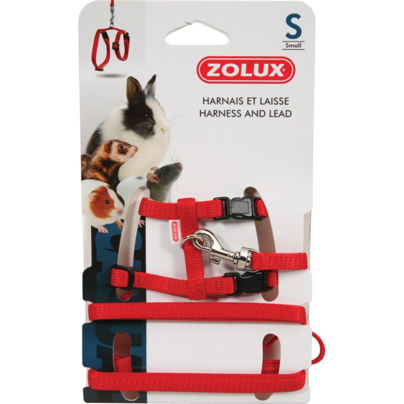 KIT HARNAIS PETIT MAMMIFERE ROUGE