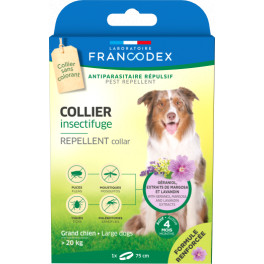 Collier Francodex insectifuge pour chiens de plus de 20kg